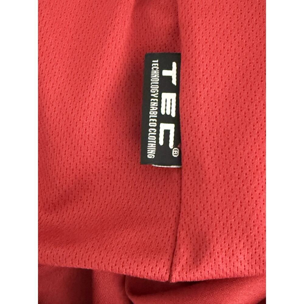 SCOTTeVEST XL Shirt Men Red Pullover TEC Performance Activewear Breathable Long - Picture 14 of 15